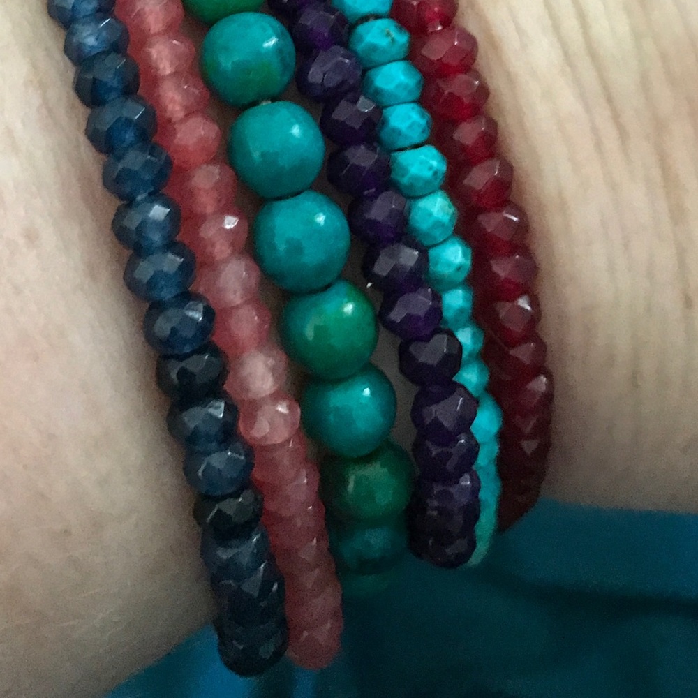 Genuine Gemstone bracelets - Emerald, Ruby, etc. - Picture 11 of 14